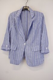 Garde-robe - Blazer - Wit-blauw