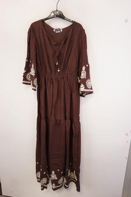 Garde-robe - Lang kleed - Bruin
