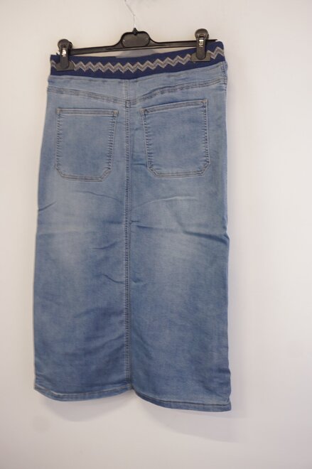 Garde-robe - Halflange Rok - Jeans licht