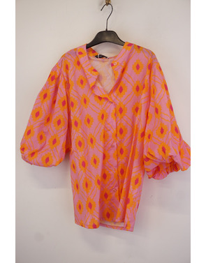 Garde-robe - Blouse - Fushia-oranje