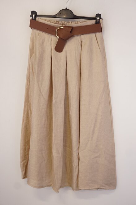 Garde-robe - Lange Rok - Beige