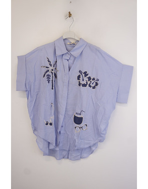 Garde-robe - Blouse - Blauw