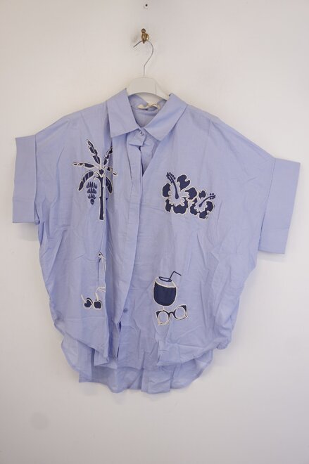 Garde-robe - Blouse - Blauw