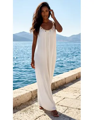 Garde-robe - Lang kleed - Wit