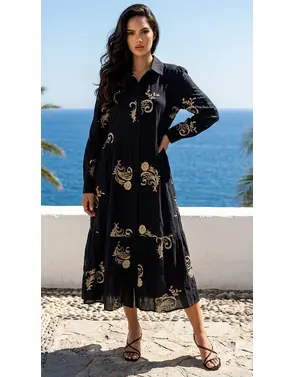 Garde-robe - Lang kleed - Marine