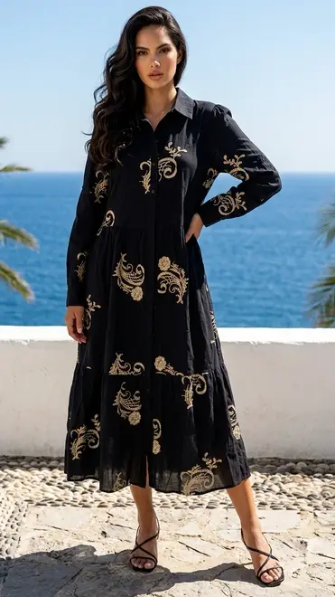 Garde-robe - Lang kleed - Marine