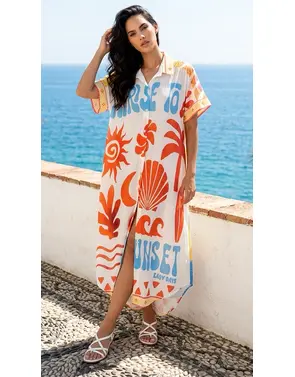 Garde-robe - Lang kleed - Multicolor