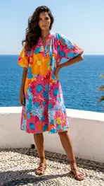 Garde-robe - Kort Kleedje - Roze