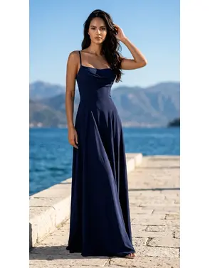 Garde-robe - Lang kleed - Marine
