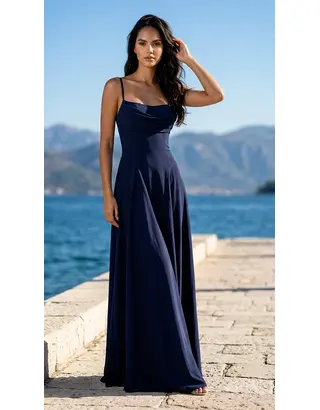 Garde-robe - Lang kleed - Marine