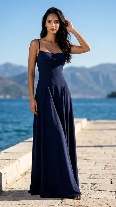 Garde-robe - Lang kleed - Marine