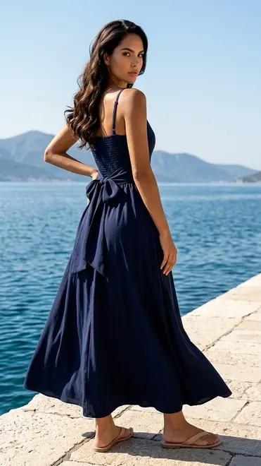 Garde-robe - Lang kleed - Marine
