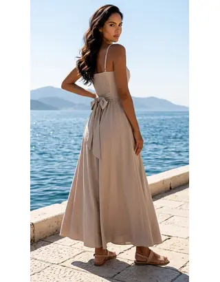 Garde-robe - Lang kleed - Taupe