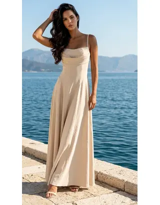 Garde-robe - Lang kleed - Beige