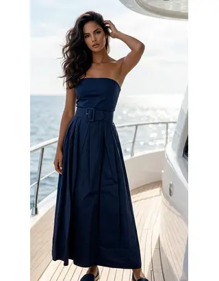 Garde-robe - Kort Kleedje - Marine