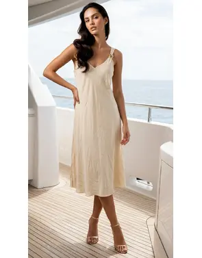 Garde-robe - Kort Kleedje - Beige