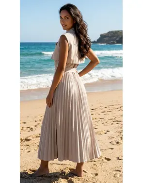 Garde-robe - Lang kleed - Taupe