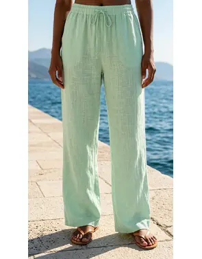 Garde-robe - Lange Broek - Munt