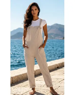 Garde-robe - salopette - Beige