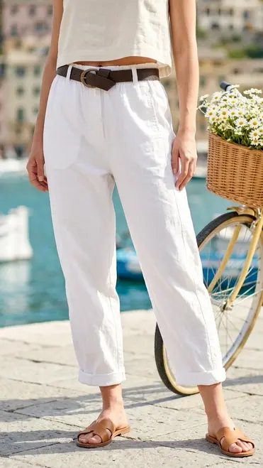Garde-robe - Lange Broek - Wit