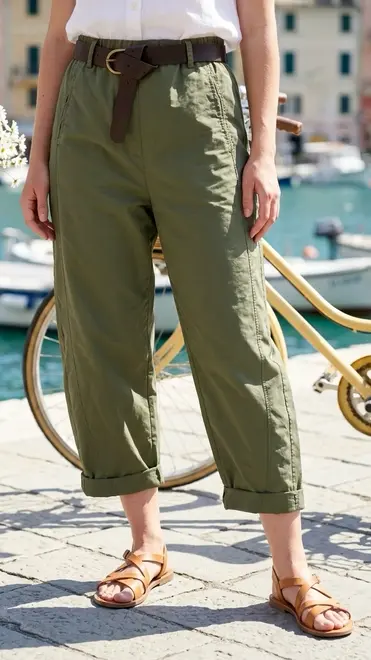 Garde-robe - Lange Broek - Kaki
