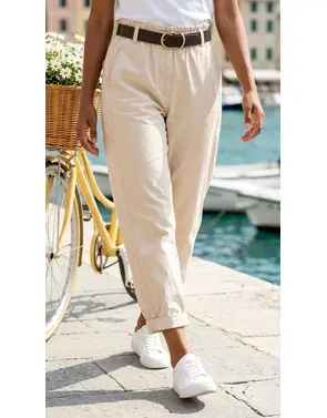 Garde-robe - Lange Broek - Beige