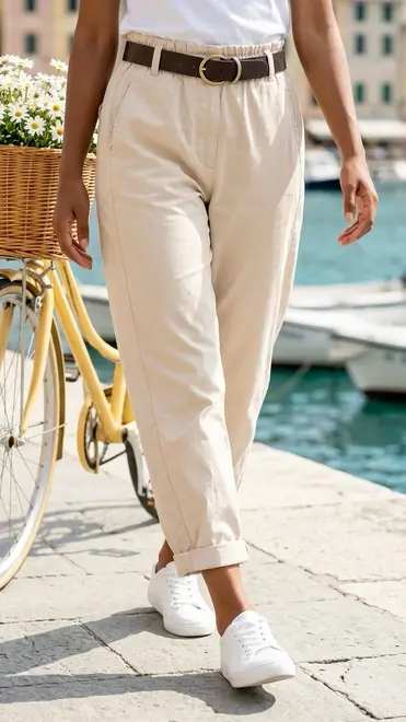 Garde-robe - Lange Broek - Beige