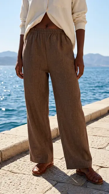 Garde-robe - Lange Broek - Bruin