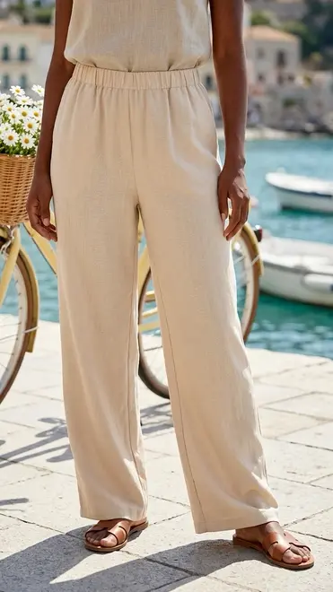 Garde-robe - Lange Broek - Beige