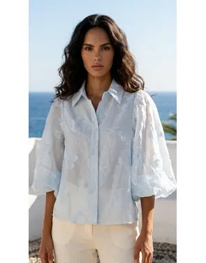 Garde-robe - Blouse - Blauw