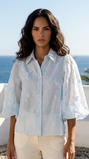 Garde-robe - Blouse - Blauw