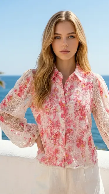 Garde-robe - Blouse - Roze