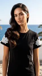 Garde-robe - T-shirt - Zwart