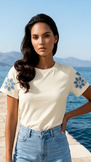 Garde-robe - T-shirt - Geel
