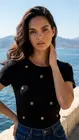 Garde-robe - T-shirt - Zwart