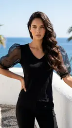 Garde-robe - Top - Zwart