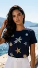 Garde-robe - T-shirt - Marine