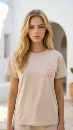 Garde-robe - T-shirt - Beige