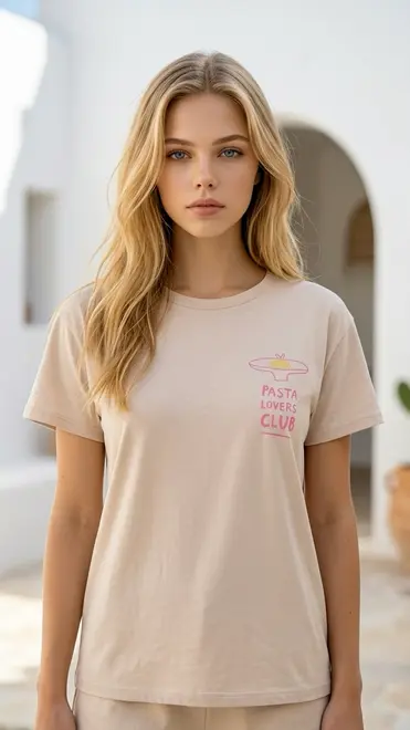 Garde-robe - T-shirt - Beige