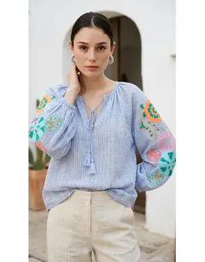 Garde-robe - Blouse - Blauw