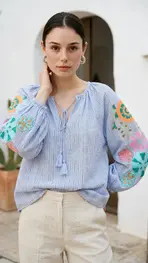 Garde-robe - Blouse - Blauw
