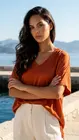 Garde-robe - T-shirt - Donker oranje