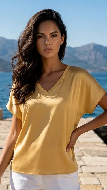 Garde-robe - T-shirt - Beige