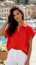 Garde-robe - Blouse - Rood