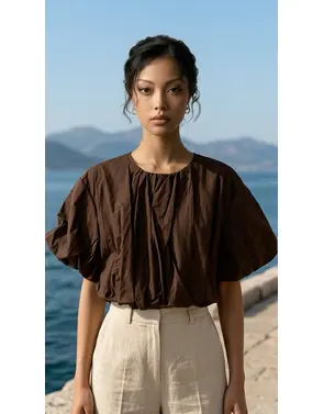Garde-robe - Top - Bruin