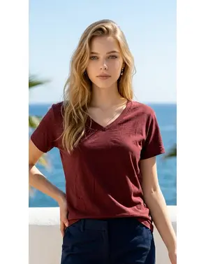 Garde-robe - T-shirt - Bordeaux