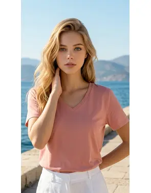 Garde-robe - T-shirt - Coraal