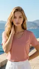 Garde-robe - T-shirt - Coraal