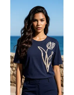 Garde-robe - T-shirt - Marine