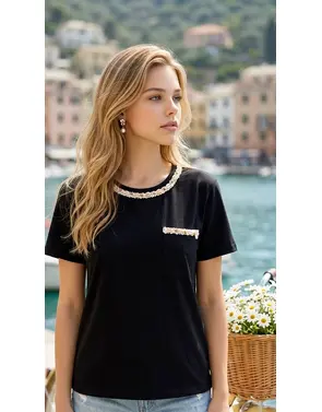 Garde-robe - T-shirt - Zwart